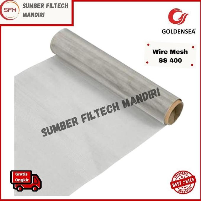 Goldensea Wire Mesh Saringan SS316 #400 Stainless Steel