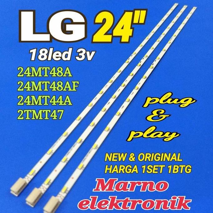 LAMPU BL BACKLIGHT LED LG 24IN 24MT48A 24MT48AF 24MT48 8LED V