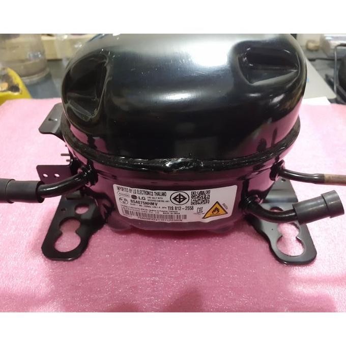 Kompresor kulkas LG inverter 1/6 R600 part BSA075NHMV ori baru