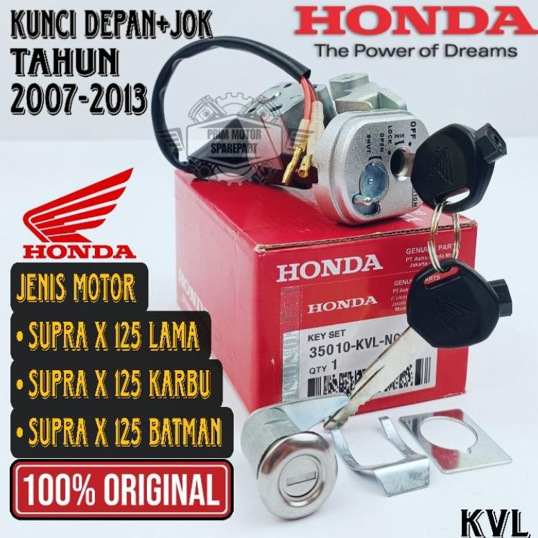 KUNCI KONTAK KVL ORIGINAL SUPRA X 125 LAMA, SUPRA X 125 KARBU, SUPRA X 125 BATMAN KUALITAS ASLI HOND