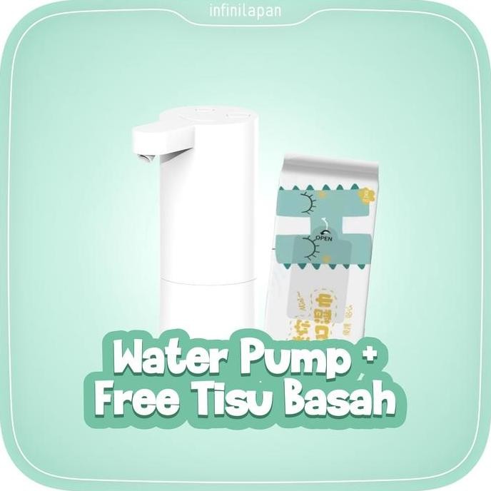 Pompa Air Galon Table USB Type C Modern Elektrik Praktis | Water Pump Dispenser Otomatis One Touch |