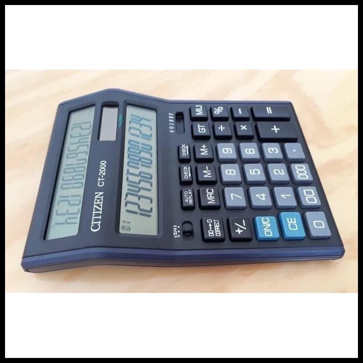 

Kalkulator Citizen CT 2000 2 layar Kalkulator 14 Digit 2 Layar CT 2000