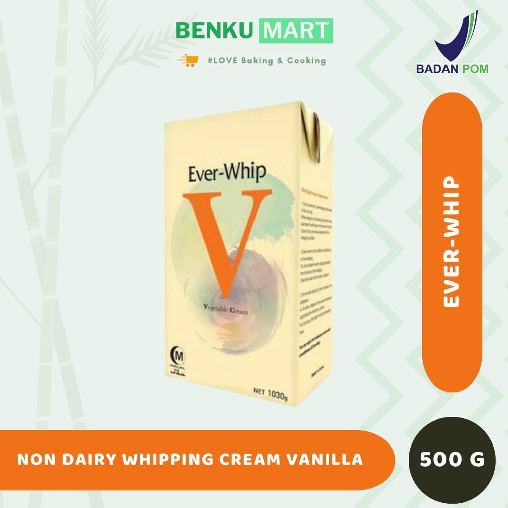 

EverWhip V Rasa Vanilla 1kg Non Dairy Whipping Cream Ever Whip Korean aSt