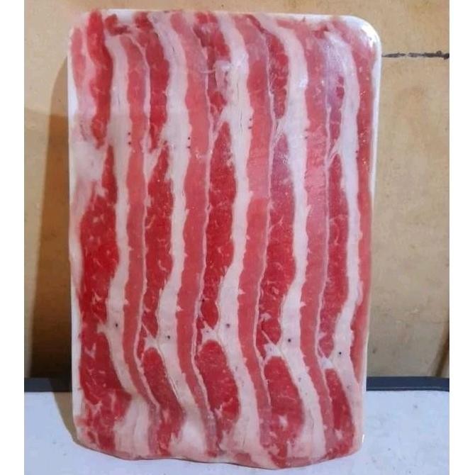 

Beef Slice Shorplate USA Tipis" 1kg Premium Termurah Se Shopee aSt