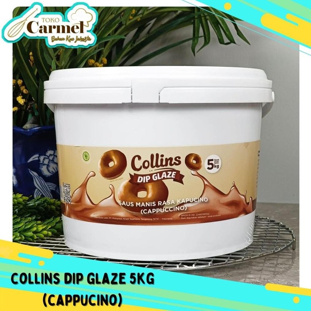 

Collins Dip Glaze 5kg - Topping Dipping Glaze Aneka Rasa Chocolate Tiramisu Milk Green Tea aSt