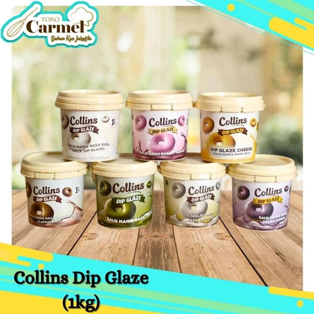 

Collins Dip Glaze 1kg - Topping Dipping Glaze Aneka Rasa Chocolate Coklat Strawberry Tiramisu Green Tea aSt