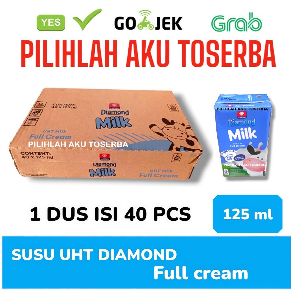 

Susu DIAMOND UHT Full Cream Mini 125 ml - (HARGA 1 Dus isi 40 pcs) aSt