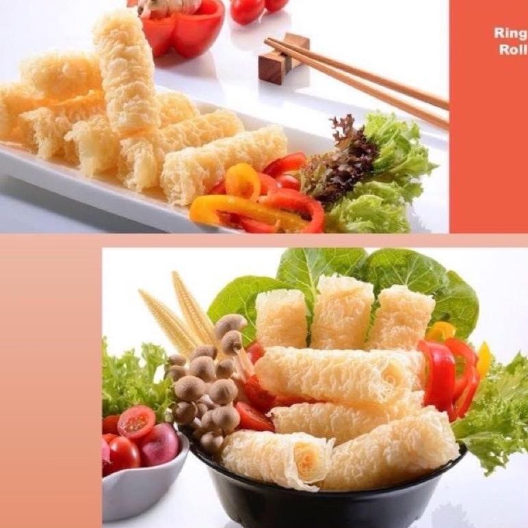 

Everbest Ring Roll | Sakura Roll Kulit Kembang Tahu Gulung Kualitas Resto Premium Isi 14pc aSt