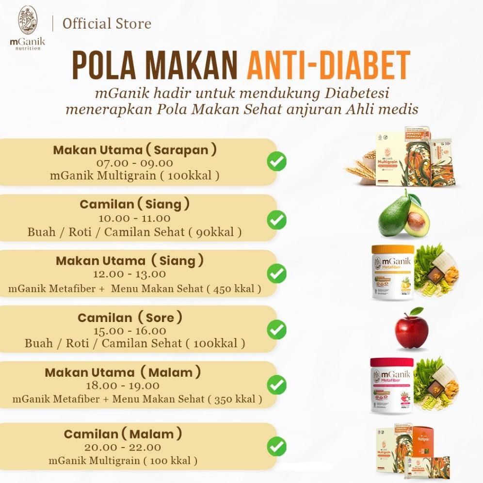 

MGanik Multigrain Labu Kuning 500gr - Superfood Diabetes Alami aSt