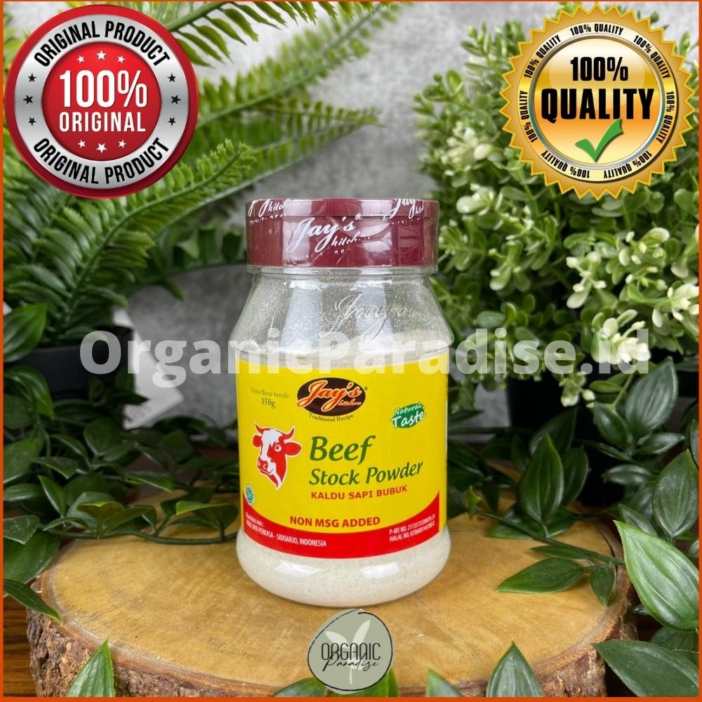 

Jay's Beef Stock NON MSG / Kaldu Sapi Jay's NON MSG 150 gram aSt