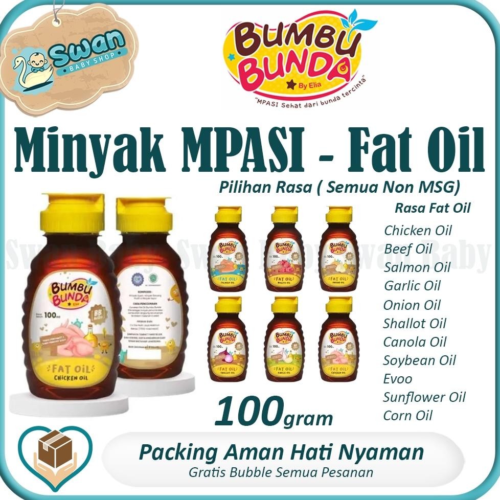 

Bumbu Bunda By Elia Fat Oil Non MSG Non Pengawet / Minyak MPASI Anak aSt
