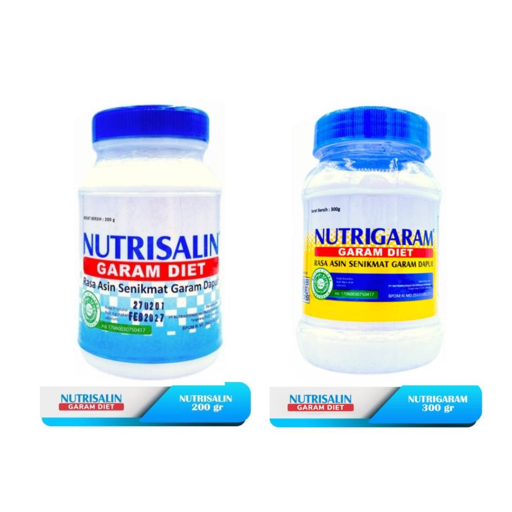 

Nutrisalin 200g / 400g / Nutrigaram 300g Garam Diet aSt