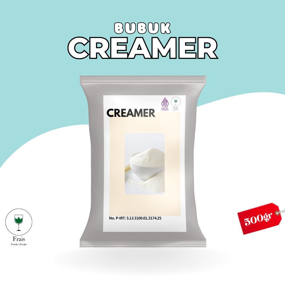 

Creamer Bubuk 500GR / Krimer Bubuk / Creamer Non Diary / Creamer Powder / Bubuk Krimer Campuran Minuman aSt