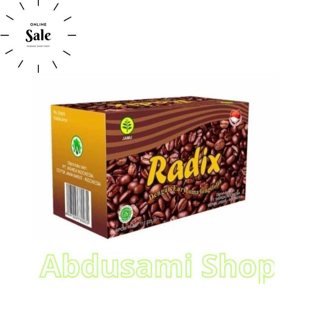 

Kopi Radix Herbal Wahida Asli Original Promo Isi 15 Sachet aSt