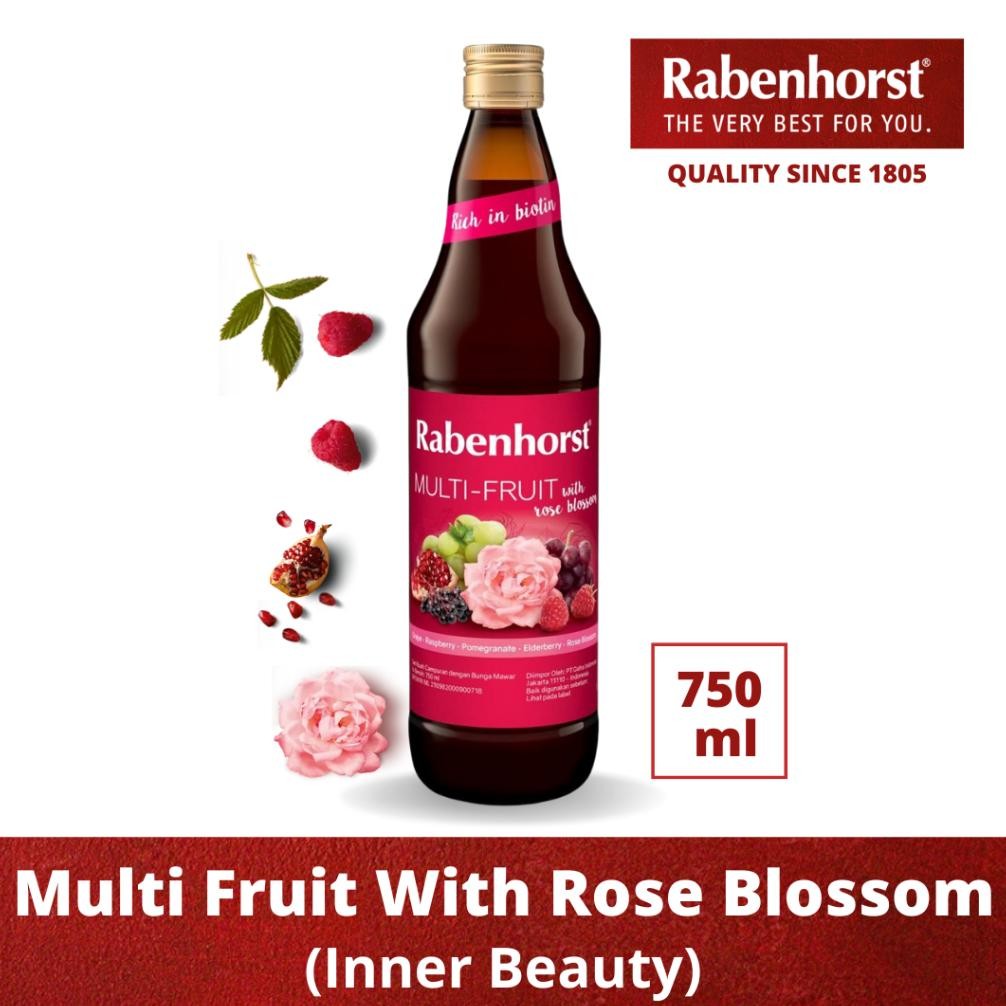 

Rabenhorst Multi Fruit with Rose Blossom (Inner Beauty with Biotin) Juice aSt