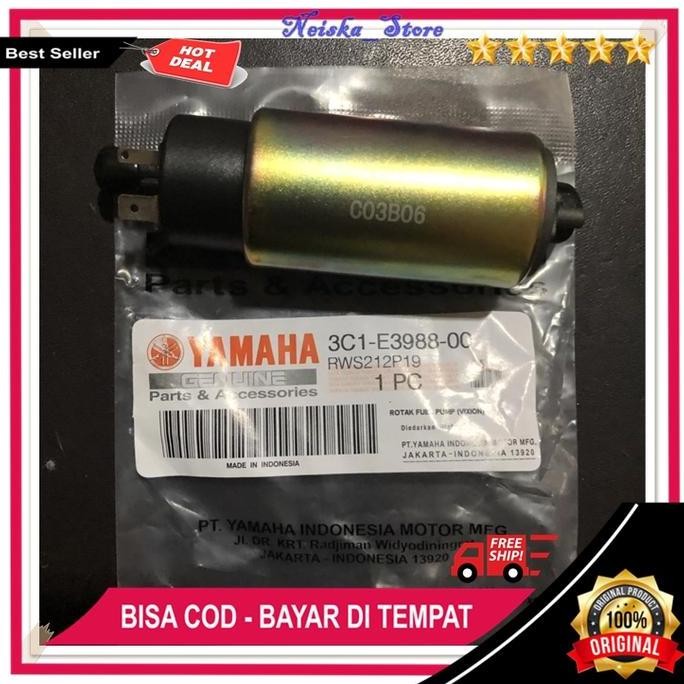 TERBARU - Rotak Dinamo Fuel Pump Injeksi Yamaha Vixion Old Original Fuel Motor