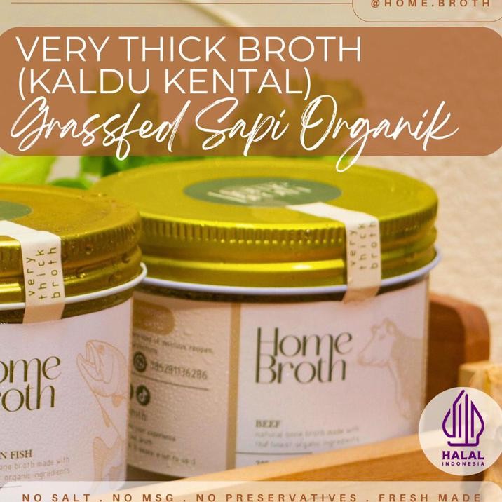 

Very Thi Homebroth Organic Grassfed Beef Bone Broth Kaldu Kental Sapi Organik
