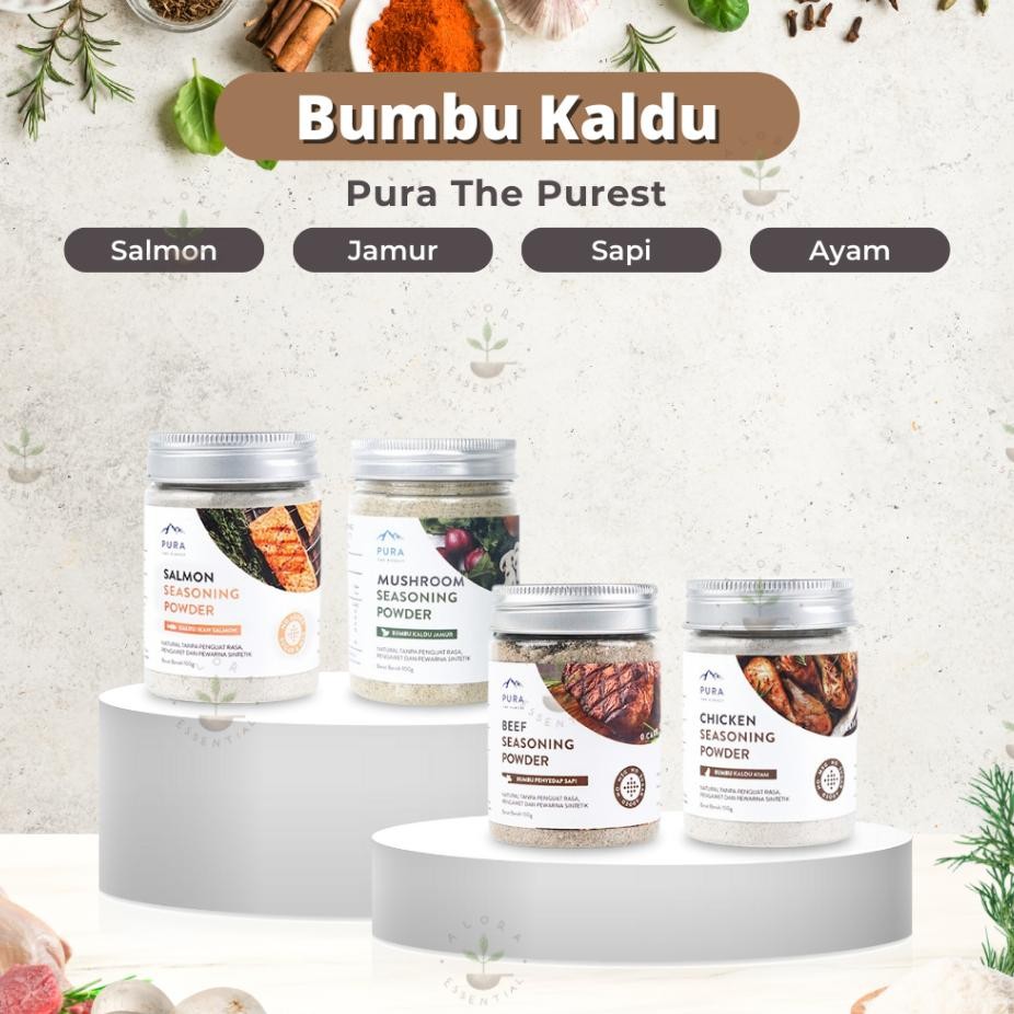 

Pura Seasoning With Himalayan 100Gr Kaldu Mpasi Pura Non Msg