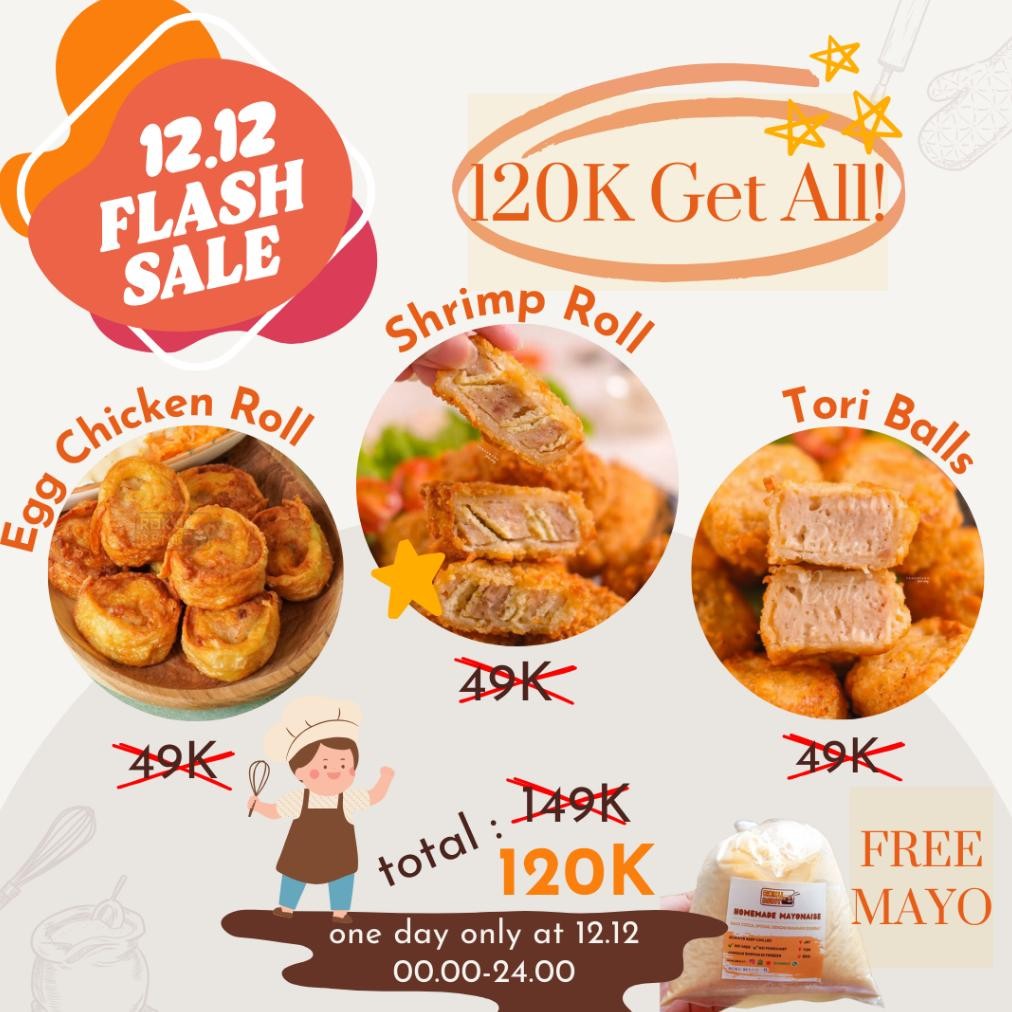 

Promo 12.12 Paket 120K Roku Bento - 4 Menu Nugget Frozen Food Praktis Lauk Bekal aSt