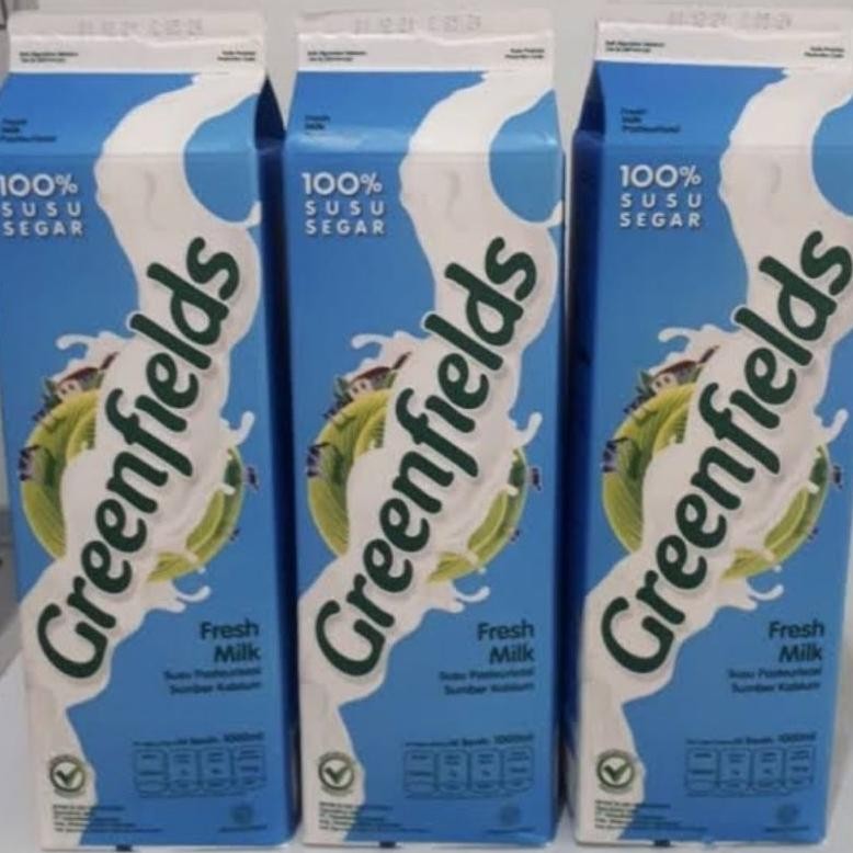 

Susu Greenfields fresh milk 1 liter aSt