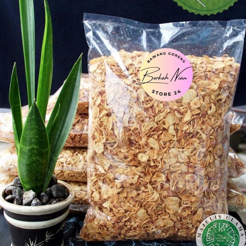 

Bawang Goreng Renyah Sumenep Grade A Murni 1kg termurah aSt