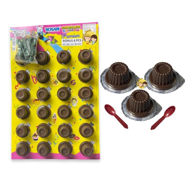 

Cokelat Choyo Cup Premium 24 X 6 Gr Rasa Cokelat Jadul by Jadoel Snack aSt