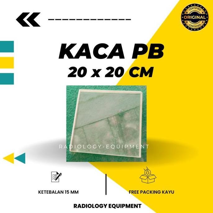 NEW Kaca Pb 20x20/Kaca Timbal/Kaca Pb