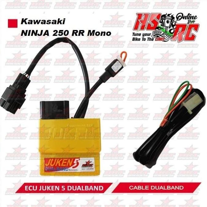 TERBARU - ECU JUKEN 5 BRT DUAL BAND KAWASAKI NINJA 250 Fi RR MONO ECM NINJA MONO