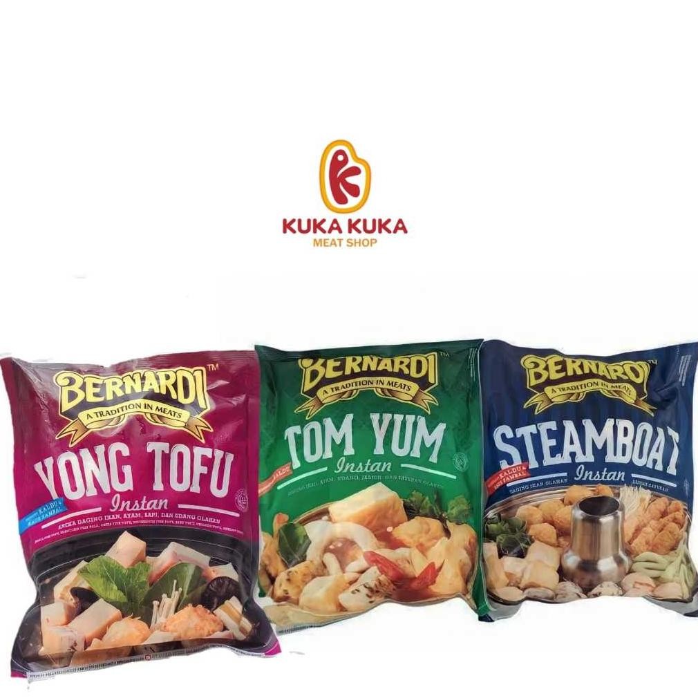 

Bernardi Steamboat / Tomyum / Yong Tofu Shabu Instant Frozen Halal 300gr aSt