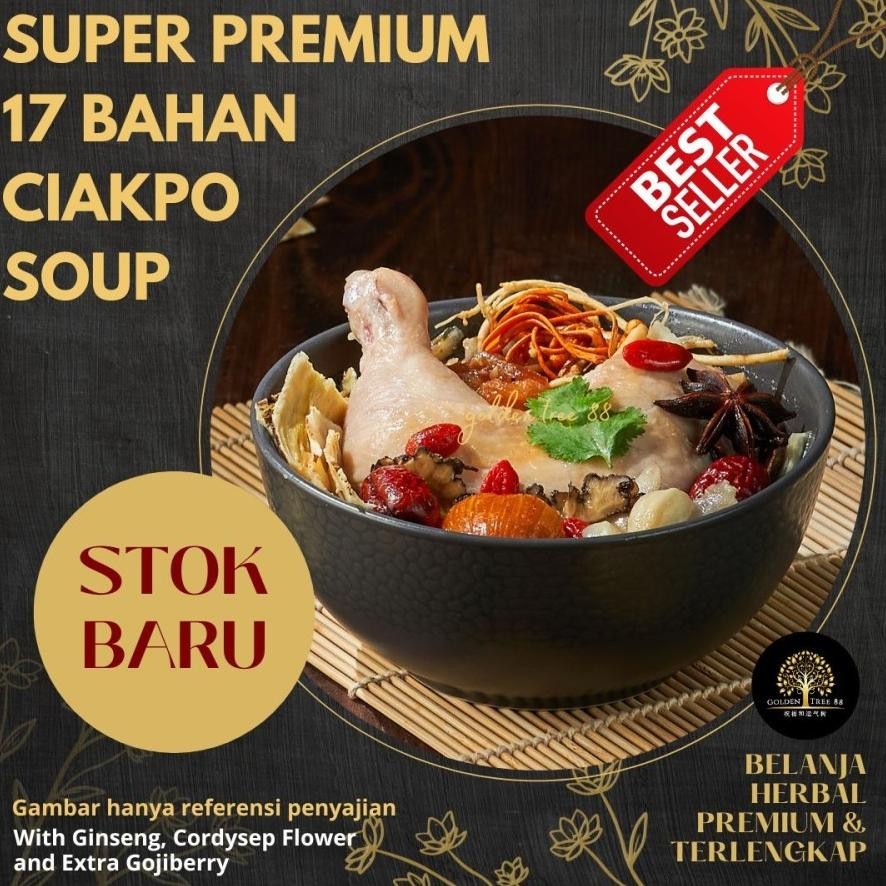 

Super Tim Ayam Ginseng Terlengkap 17 Bahan Ciapo Chicken Herbal Soup aSt