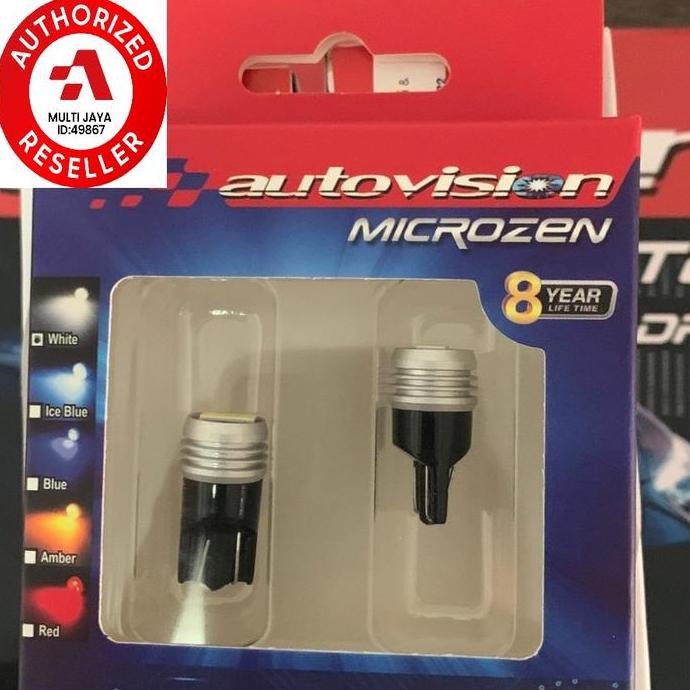 Murah Led T10 Autovision 6000K Microzen
