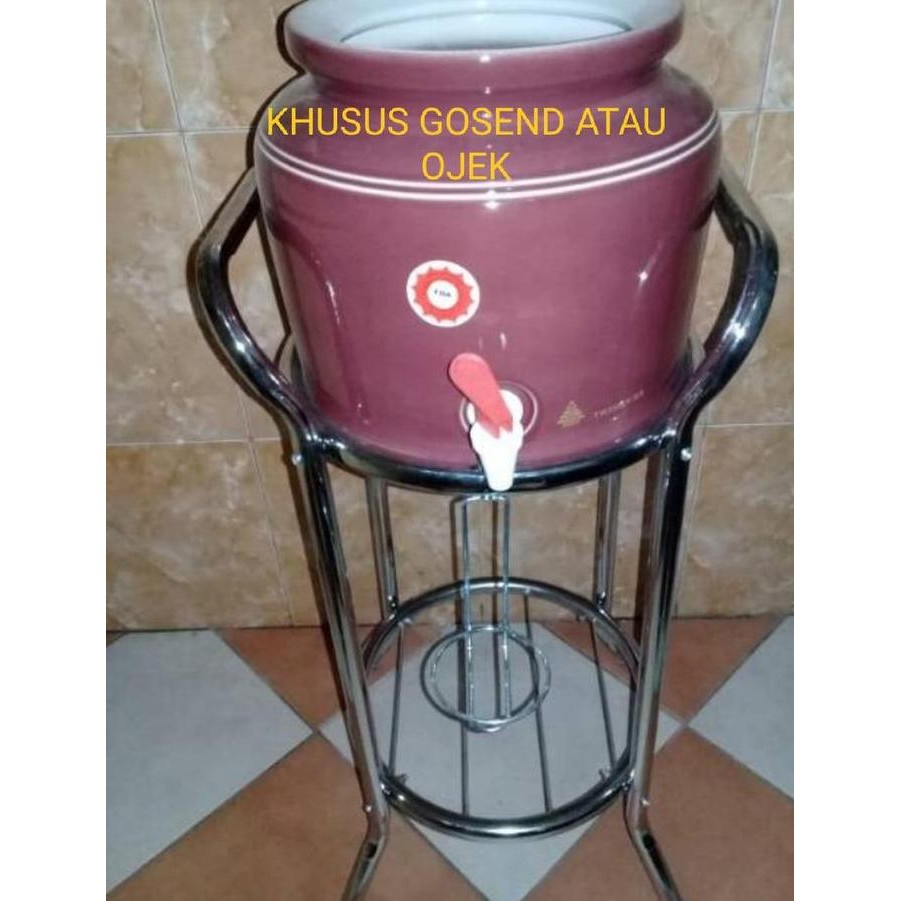 KAKI/RAK MEJA DISPENSER GUCI AIR GALON + PAKET GUCI