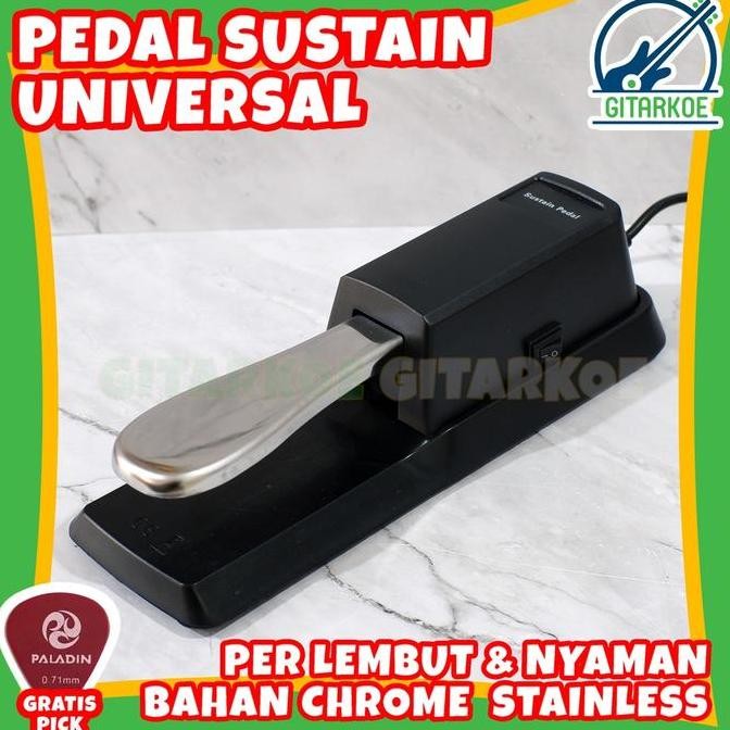 PEDAL SUSTAIN KEYBOARD PIANO / SUSTAIN PEDAL KEYBOARD UNIVERSAL SEMUA MERK ORIGINAL DAN TERPERCAYA