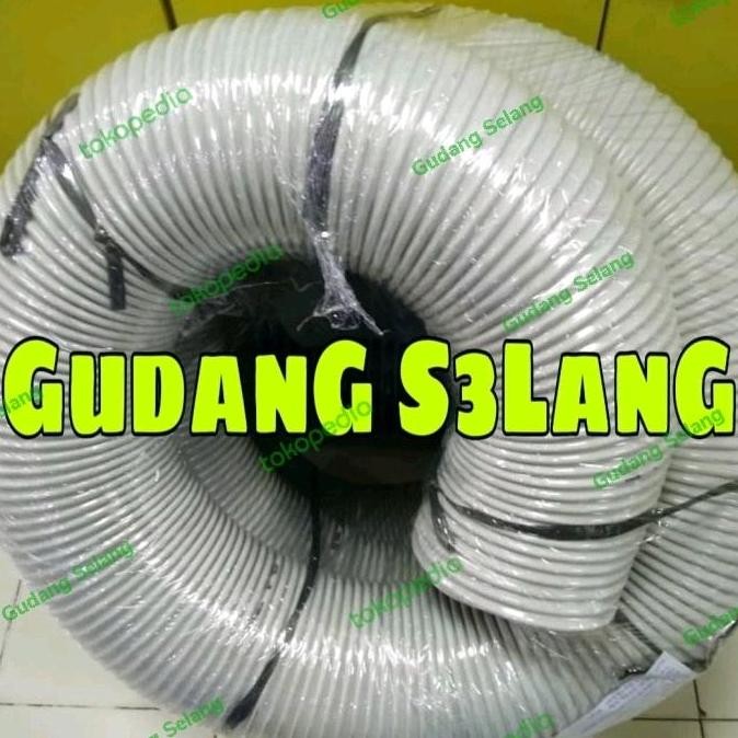 BISA TERMIN Selang Vacuum Serbuk 8" Hisap Udara Hawa Mesin Exhaust AC Blower Uap