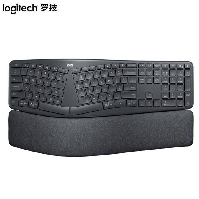 BEBAS ONGKIR - Logitech / Delux Ergo K860 Wireless Split Keyboard MX Keys Lewat