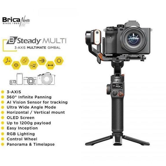 Brica B-Steady Multimate 3-Axis Gimbal Stabilizer - Bsteady Multi
