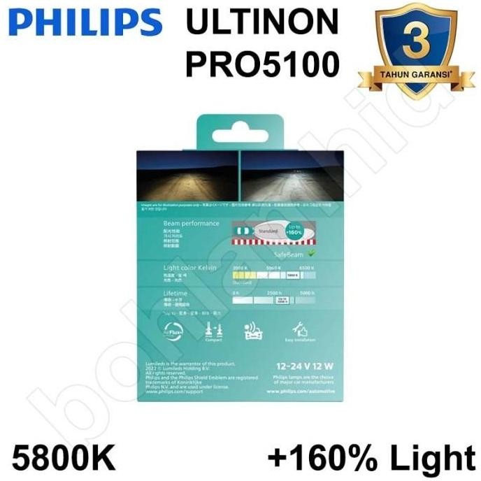 Sale Lampu Led Jazz Philips Ultinon Pro5100 5800K Bohlam Led Mobil
