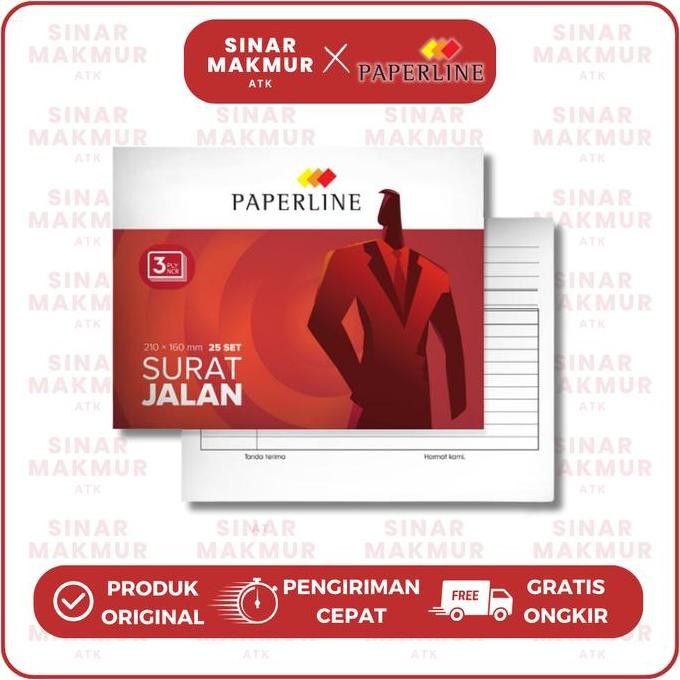 

DISKON! BUKU SURAT JALAN NCR 3 PLY PAPERLINE BON PENGIRIMAN RANGKAP 3