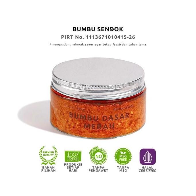 

DISKON! BUMBU DASAR MERAH BUMBU SENDOK 200G - BUMBU MASAK PRAKTIS
