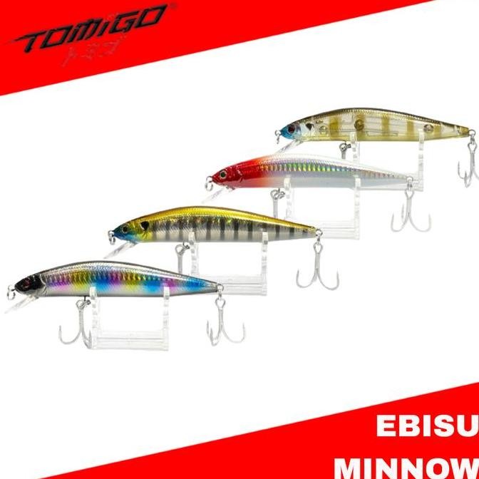 tomigo ebisu minnow 125mm 40g lure umpan pancing predator stok terbatas