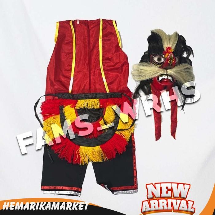 Baju Setelan Ganongan Anak Dewasa Celana Rompi Ganongan Dan Jaranan Jaranan