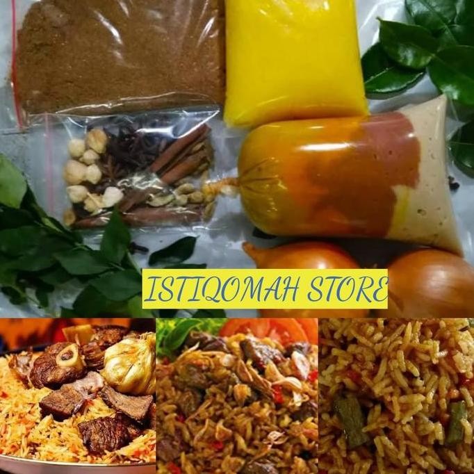

DISKON! BUMBU NASI KEBULI BASAH KOMPLIT 5L BERAS | BUMBU KEBULI SIAP MASAK ENAK AROMATIK