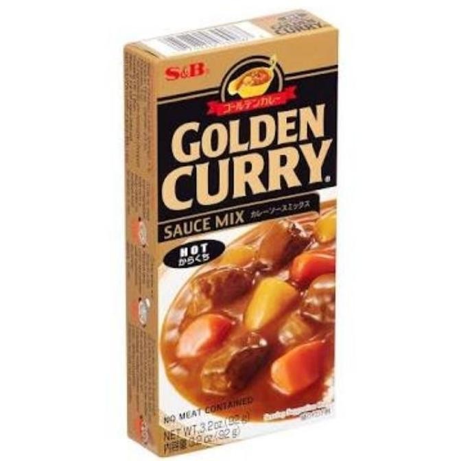 

DISKON! GOLDEN CURRY HOT JAPANESE CURRY MIX 92GR PEDAS