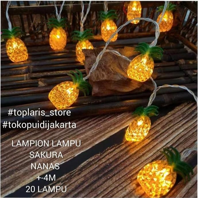 New Lampion Sakura Imlek Besar Set 20 PCS Lampu Pohon Sakura Dekorasi Imlek