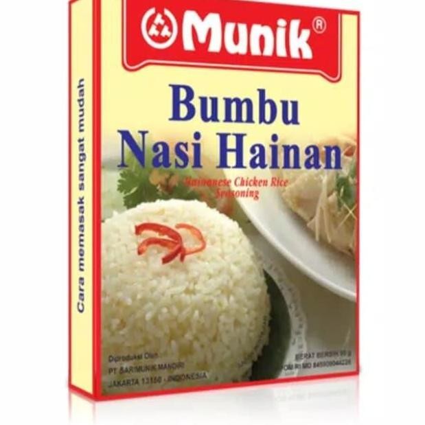 

DISKON! BUMBU MUNIK NASI HAINAN 90G - BUMBU KERING NASI HAINAN ASLI