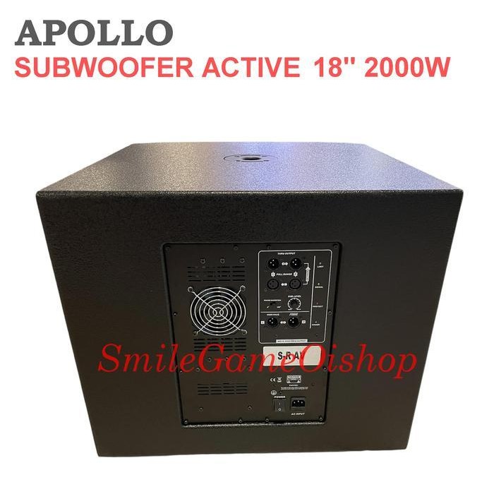 Speaker Subwoofer Active APOLLO 2000 Watt / Subwoofer Aktive 18 Inch Apollo Berkualitas Terbaru