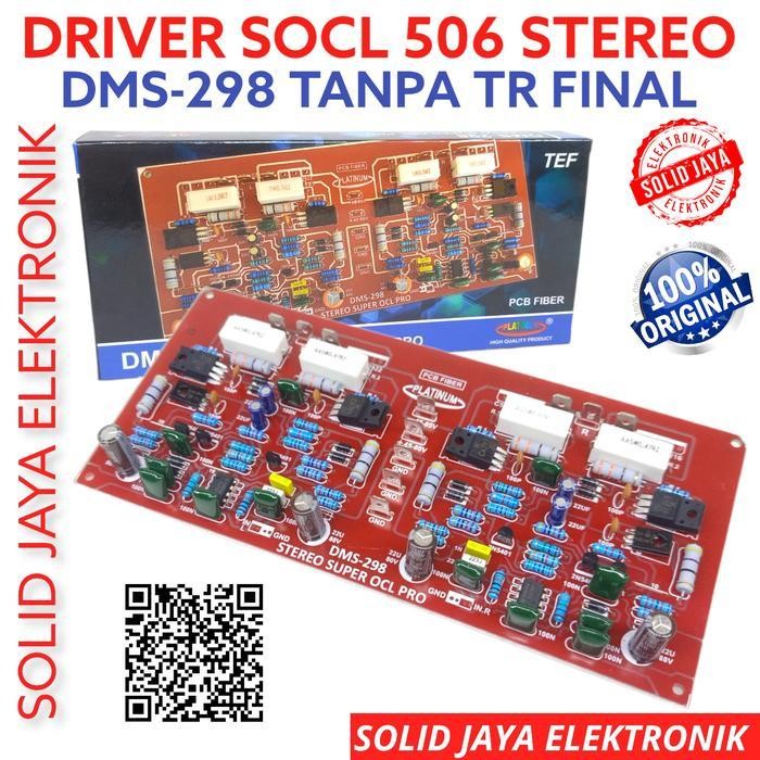 DRIVER SUPER OCL SOCL 506 STEREO TEF POWER AMPLIFIER DMS 298 PLATINUM