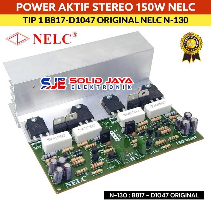 KIT POWER STEREO 150W NELC N130 B817 D1047 DRIVER POWER OCL AMPLIFIER AMPLI B 817 D 1047 150 WATT W 