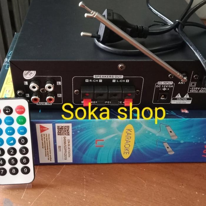 Amplifier karaoke ACOUSTIC AC-6907 Bluetooth USB SD karaoke