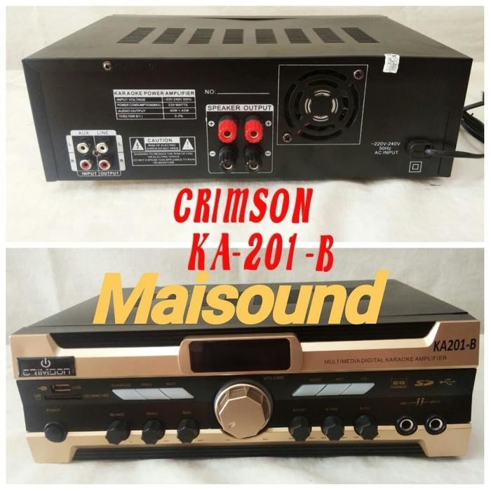 AMPLIFIER CRIMSON KA201B BLUETOOTH CRIMSO KA 201B KA 201 B